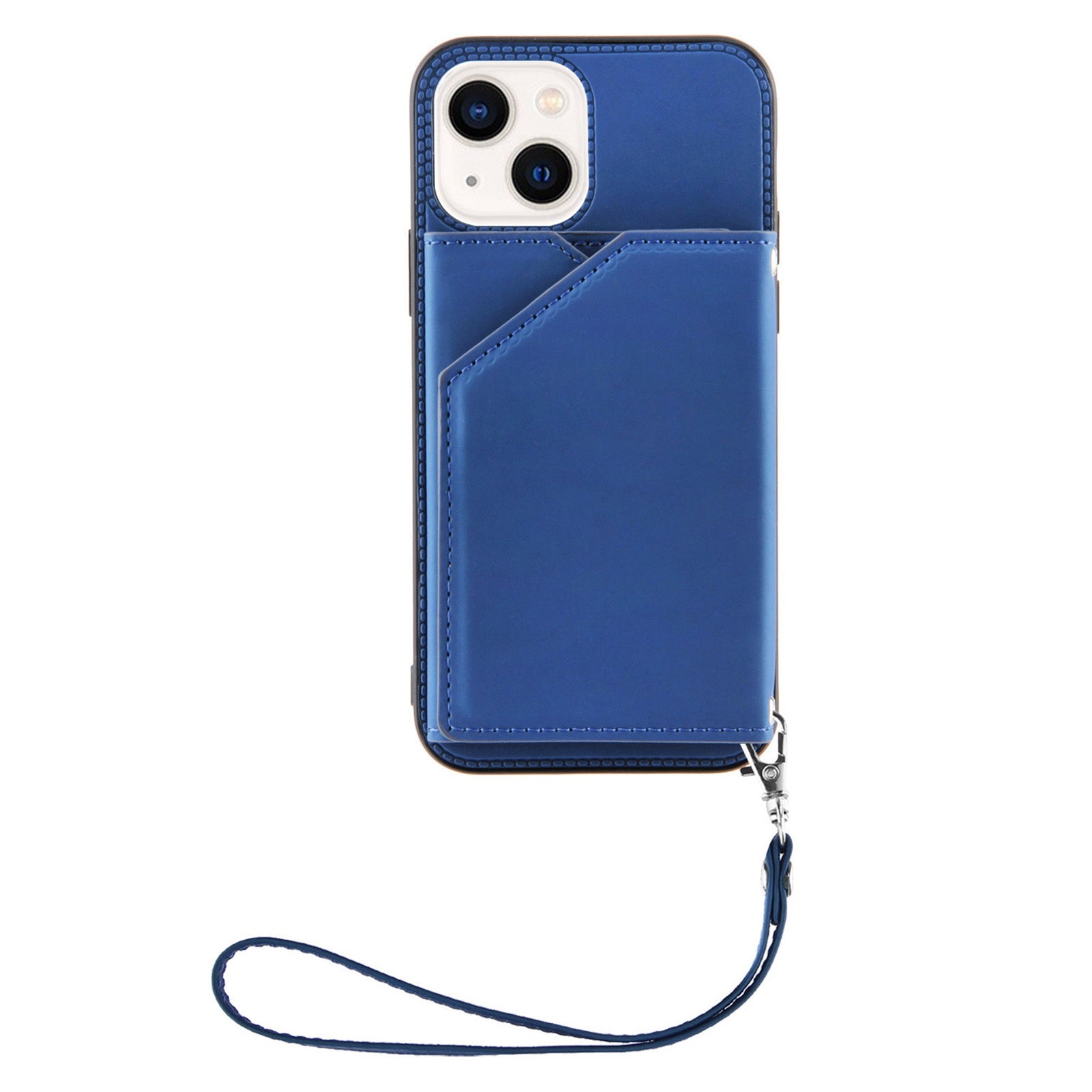 YB Leather Coating Series-2 for iPhone 15 Leather TPU Cover Kickstand Card Holder Phone Case with Strap YB Leather Coating Series-2 for iPhone 15 Leather TPU Cover Kickstand Card Holder Phone Case with Strap